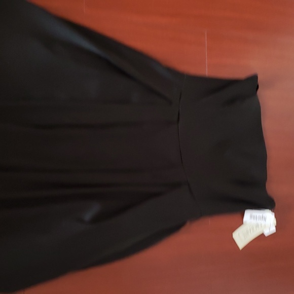 Black, strapless satin dress with tag on - Picture 2 of 2